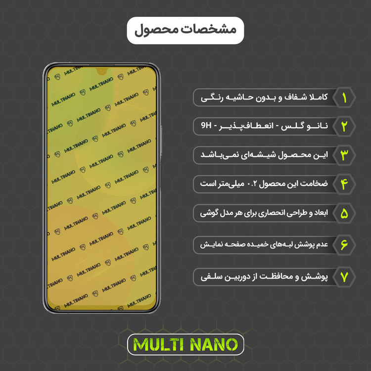 محافظ صفحه نمایش مولتی نانو مدل X-SFM مناسب برای گوشی موبایل آنر 30 Lite به همراه برچسب پوششی