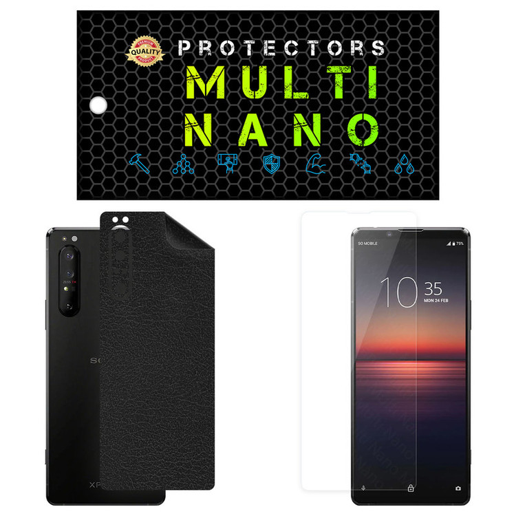 محافظ صفحه نمایش مولتی نانو مدل X-SFL مناسب برای گوشی موبایل سونی Xperia 1 II به همراه برچسب پوششی