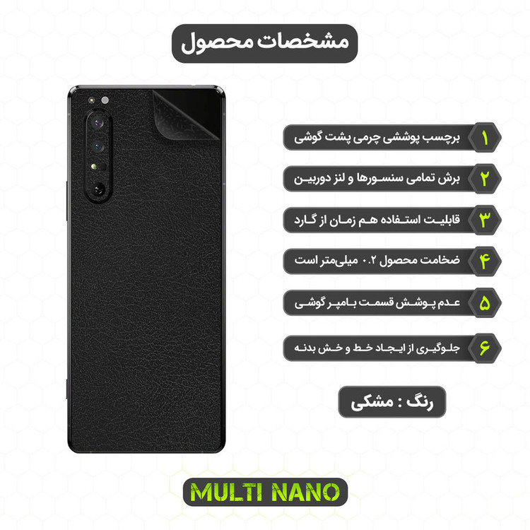 محافظ صفحه نمایش مولتی نانو مدل X-SFL مناسب برای گوشی موبایل سونی Xperia 1 II به همراه برچسب پوششی