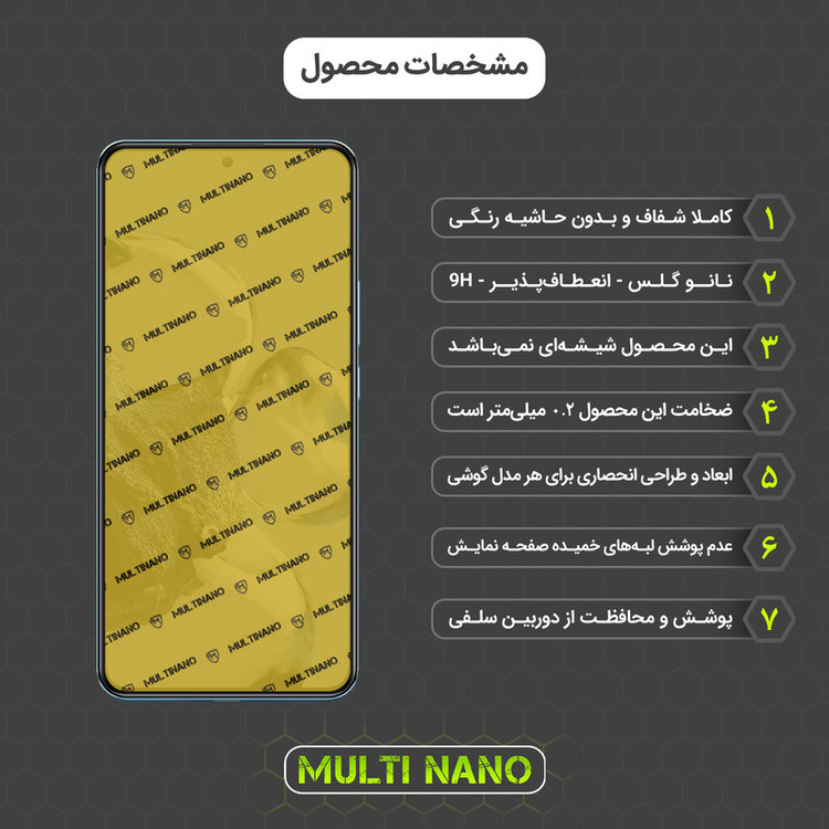 محافظ صفحه نمایش مولتی نانو مدل X-SFL مناسب برای گوشی موبایل شیائومی 12T Pro به همراه برچسب پوششی