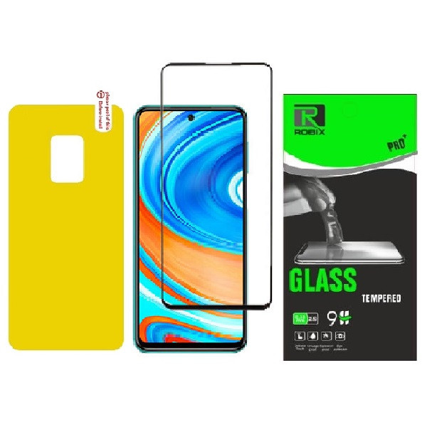 محافظ صفحه نمایش وپشت گوشی روبیکس مدلFL-Note9s مناسب برای گوشی موبایل شیائومی Redmi Note 9S