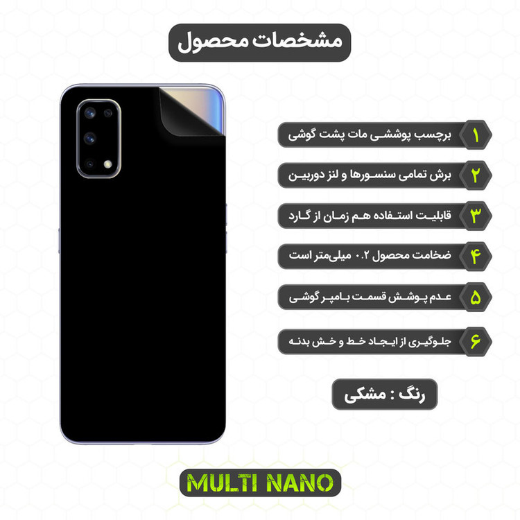 محافظ صفحه نمایش مولتی نانو مدل X-SFM مناسب برای گوشی موبایل ریلمی Q2 Pro به همراه برچسب پوششی