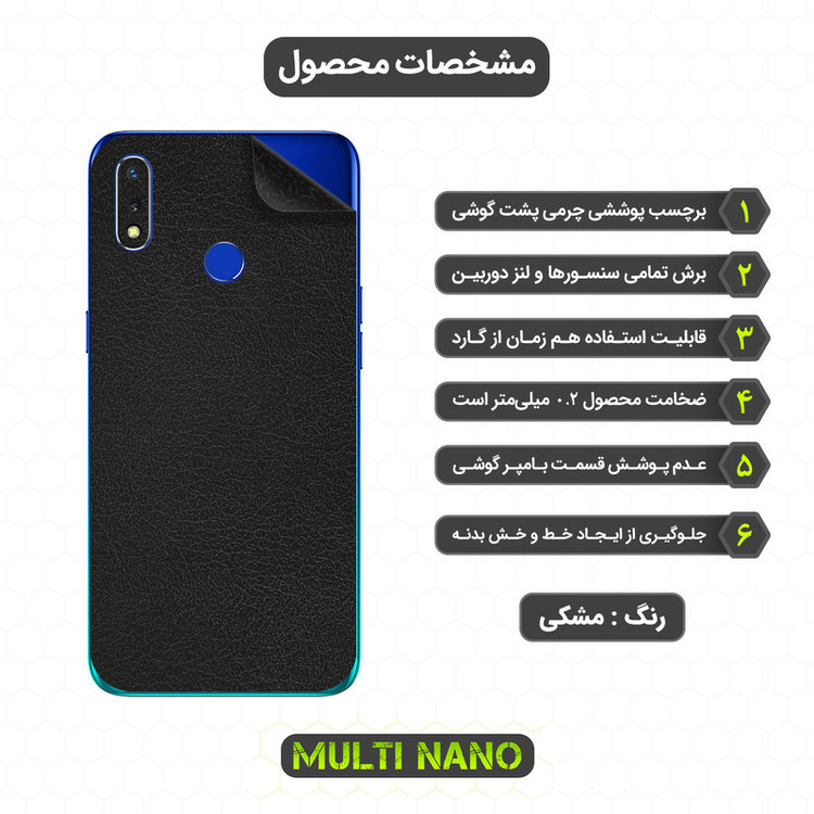 برچسب پوششی مولتی نانو مدل X-F1L مناسب برای گوشی موبایل ریلمی 3