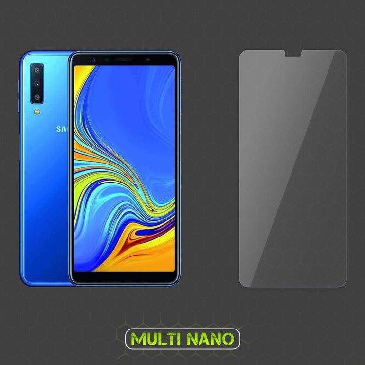 محافظ صفحه نمایش مولتی نانو مدل X-SFG مناسب برای گوشی موبایل سامسونگ Galaxy A7 2018 به همراه برچسب پوششی