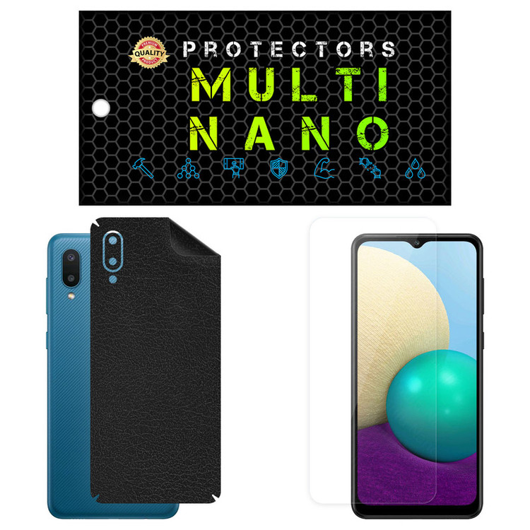 محافظ صفحه نمایش مولتی نانو مدل X-SFL مناسب برای گوشی موبایل سامسونگ Galaxy A02 به همراه برچسب پوششی