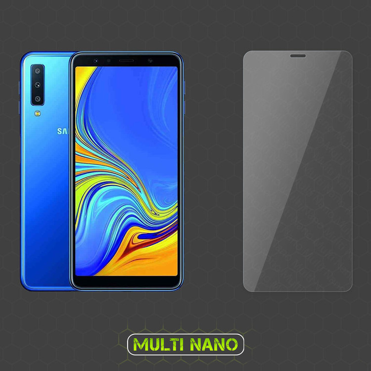 محافظ صفحه نمایش مولتی نانو مدل X-SFL مناسب برای گوشی موبایل سامسونگ Galaxy A7 2018 به همراه برچسب پوششی