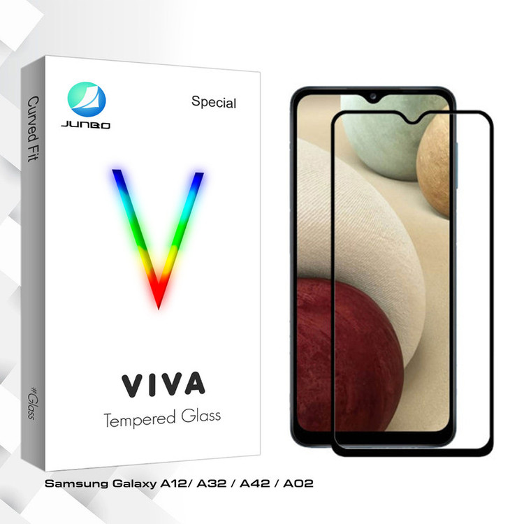 محافظ صفحه نمایش سرامیکی مات جانبو مدل Viva Glass مناسب برای گوشی موبایل سامسونگ Galaxy A12/ A32 / A42/ A02