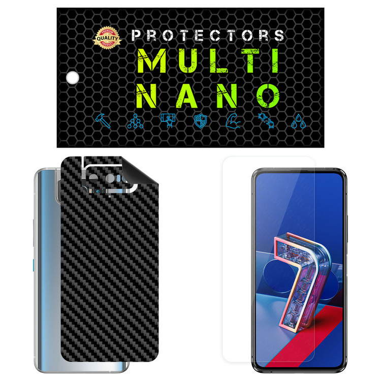 محافظ صفحه نمایش مولتی نانو مدل X-SFC مناسب برای گوشی موبایل ایسوس Zenfone 7 Pro / ZS670KS / ZS671KS به همراه برچسب پوششی