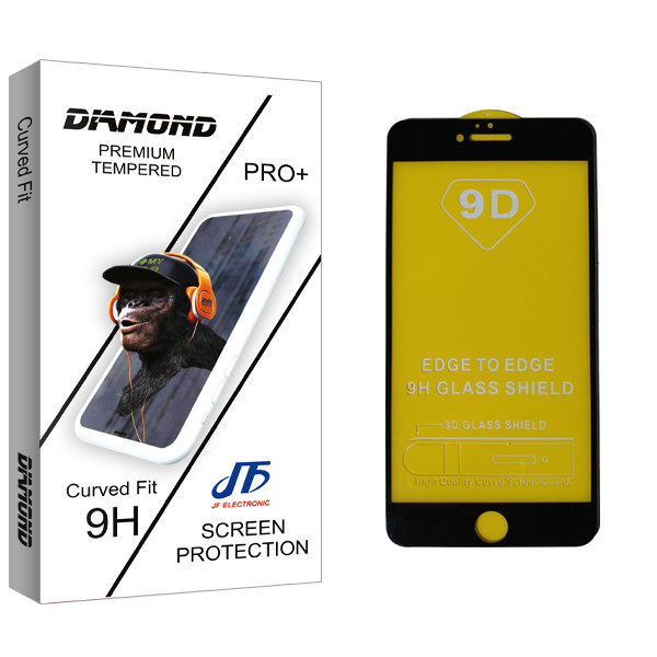 محافظ صفحه نمایش جی اف مدل Diamond glass مناسب برای گوشی موبایل اپلIphone 6 plus