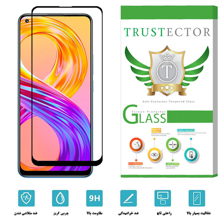 محافظ صفحه نمایش تراستکتور مدل FUL-T مناسب برای گوشی ریلمی 8 Pro