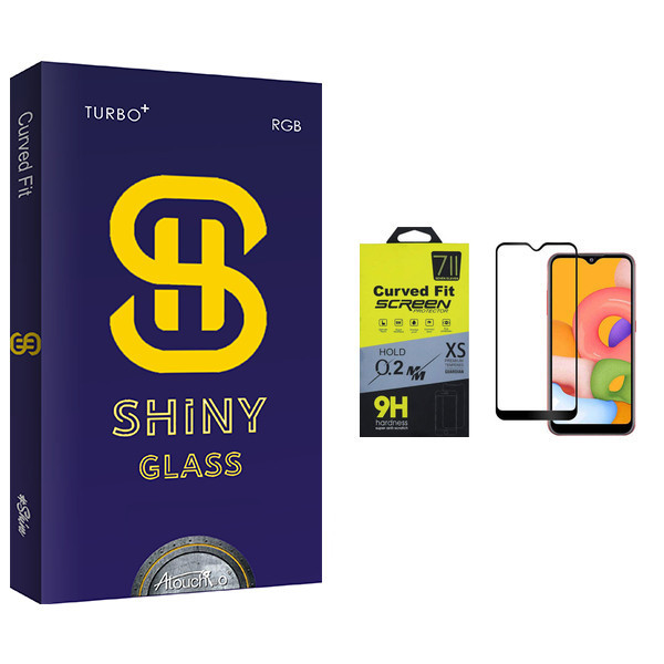 محافظ صفحه نمایش آتوچبو مدل Shiny Glass مناسب برای گوشی موبایل سامسونگ Galaxy A01