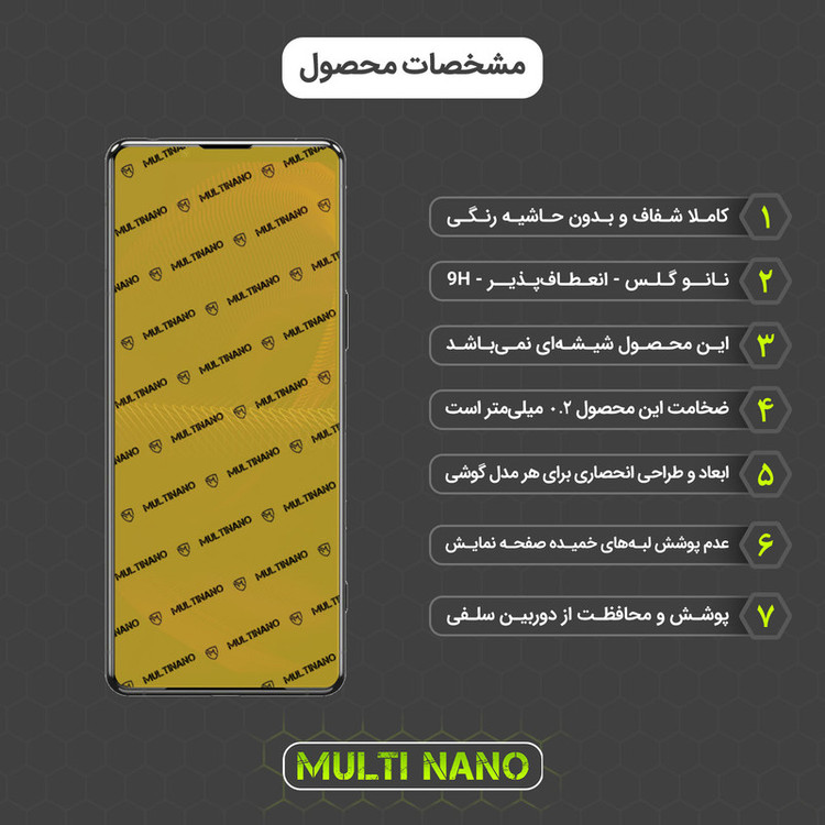 محافظ صفحه نمایش مولتی نانو مدل X-SFC مناسب برای گوشی موبایل سونی Xperia 5 III به همراه برچسب پوششی