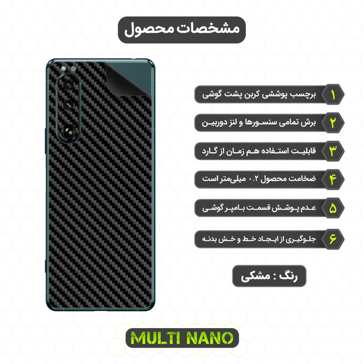 محافظ صفحه نمایش مولتی نانو مدل X-SFC مناسب برای گوشی موبایل سونی Xperia 5 III به همراه برچسب پوششی