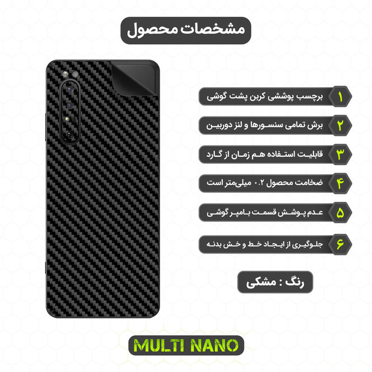 محافظ صفحه نمایش مولتی نانو مدل X-SFC مناسب برای گوشی موبایل سونی Xperia Pro به همراه برچسب پوششی