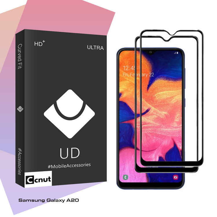 محافظ صفحه نمایش کوکونات مدل UD Black مناسب برای گوشی موبایل سامسونگ Galaxy A20 بسته دو عددی