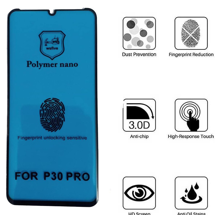 محافظ صفحه نمایش بوک مدل Nano Polymer Touch مناسب برای گوشی موبایل هوآوی p30