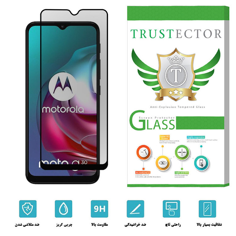 محافظ صفحه نمایش سرامیکی تراستکتور مدل CRP مناسب برای گوشی موبایل موتورولا Moto G30