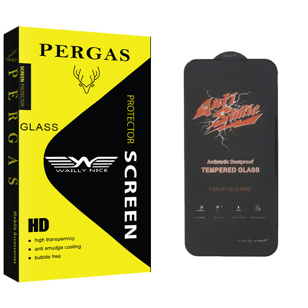 محافظ صفحه نمایش وایلی نایس مدل Pergas Glass ANTI-STATIC مناسب برای گوشی موبایل اپل iPhone 13 pro max