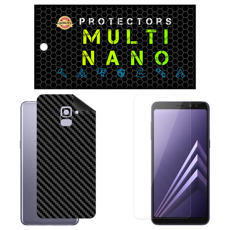 محافظ صفحه نمایش مولتی نانو مدل X-SFC مناسب برای گوشی موبایل سامسونگ Galaxy A8 Plus 2018 به همراه برچسب پوششی