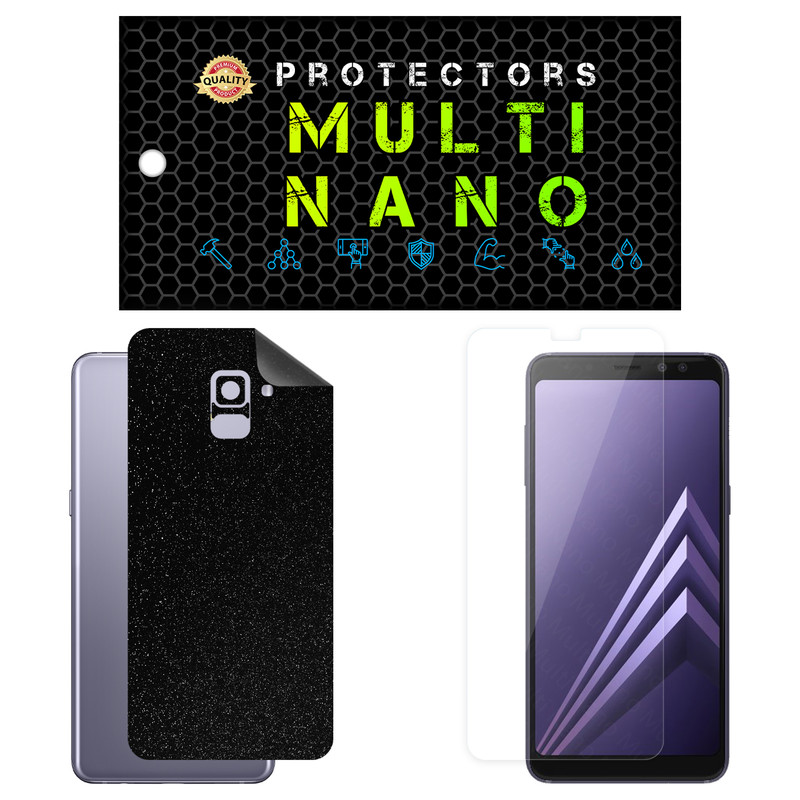 محافظ صفحه نمایش مولتی نانو مدل X-SFG مناسب برای گوشی موبایل سامسونگ Galaxy A8 Plus 2018 به همراه برچسب پوششی