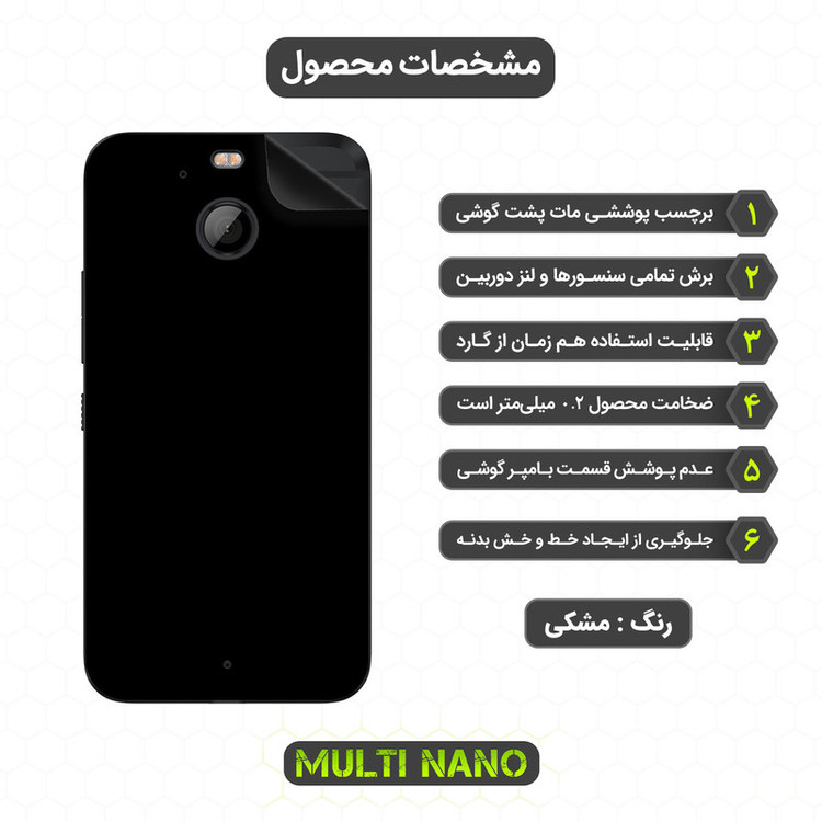 محافظ صفحه نمایش مولتی نانو مدل X-SFM مناسب برای گوشی موبایل اچ تی سی 10 Evo به همراه برچسب پوششی