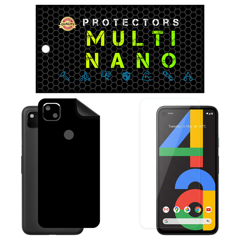 محافظ صفحه نمایش مولتی نانو مدل X-SFM مناسب برای گوشی موبایل گوگل Pixel 4A به همراه برچسب پوششی