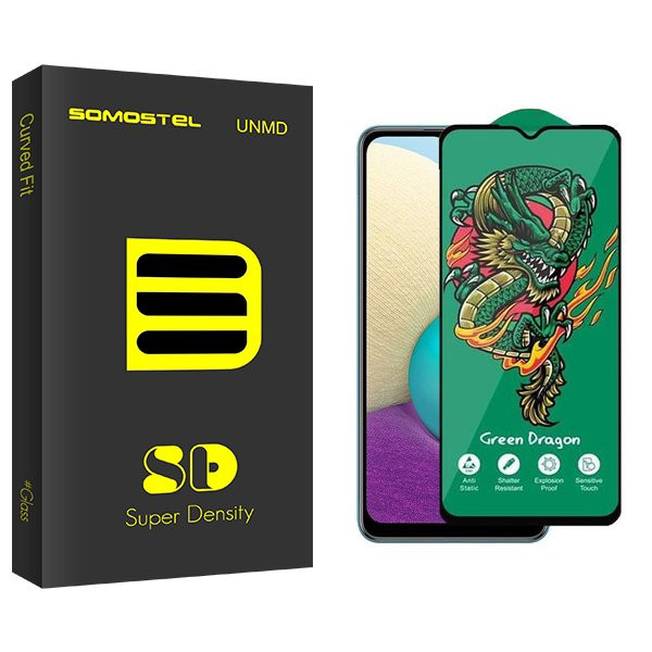 محافظ صفحه نمایش سوماستل مدل SD Green_Dragon مناسب برای گوشی موبایل سامسونگ Galaxy A02
