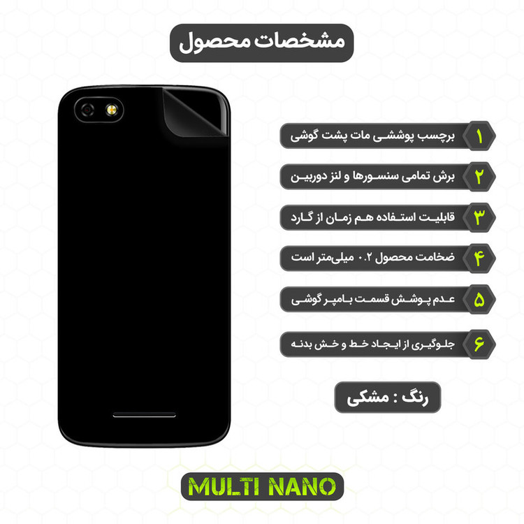 محافظ صفحه نمایش مولتی نانو مدل X-SFM مناسب برای گوشی موبایل بلو G5 به همراه برچسب پوششی
