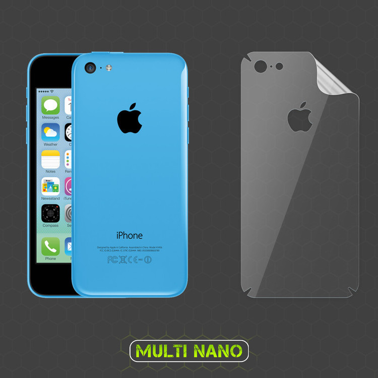 محافظ صفحه نمایش مولتی نانو مدل X-SFT مناسب برای گوشی موبایل اپل iPhone 5C به همراه محافظ پشت