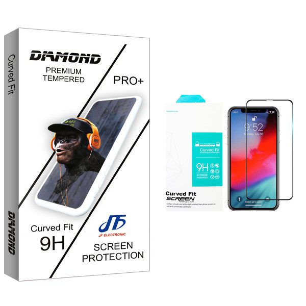 محافظ صفحه نمایش مات جی اف مدل Diamond glass مناسب برای گوشی موبایل اپل Iphone Xr/ 11