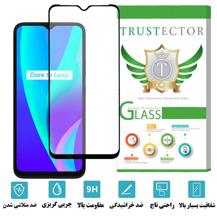 محافظ صفحه نمایش سرامیکی مات تراستکتور مدل MCERAMT مناسب برای گوشی موبایل ریلمی C15