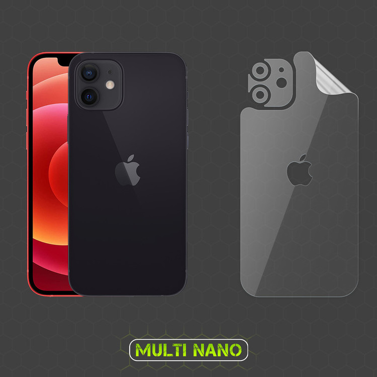 محافظ صفحه نمایش مولتی نانو مدل X-SFT مناسب برای گوشی موبایل اپل iPhone 12 به همراه محافظ پشت