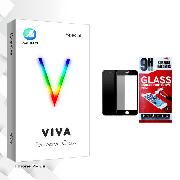 محافظ صفحه نمایش مات جانبو مدل Viva Glass مناسب برای گوشی موبایل اپل iPhone 7plus