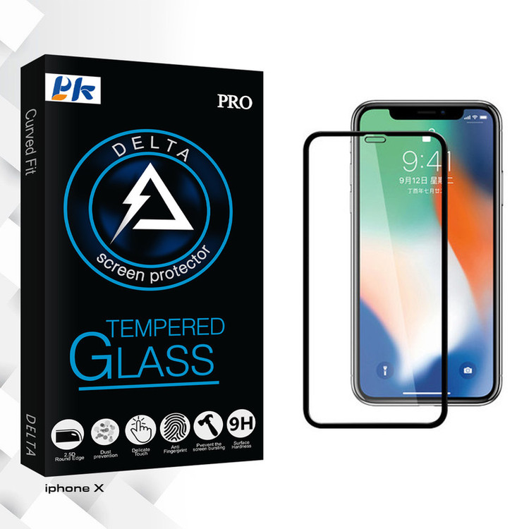 محافظ صفحه نمایش پی کی مدل Delta مناسب برای گوشی موبایل اپل Iphone X