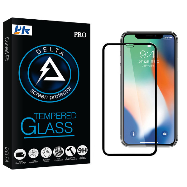 محافظ صفحه نمایش پی کی مدل Delta مناسب برای گوشی موبایل اپل Iphone X