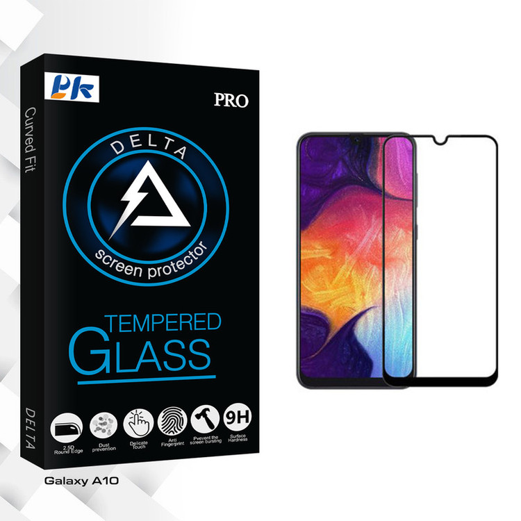 محافظ صفحه نمایش پی کی مدل Delta Glass مناسب برای گوشی موبایل سامسونگ Galaxy A10