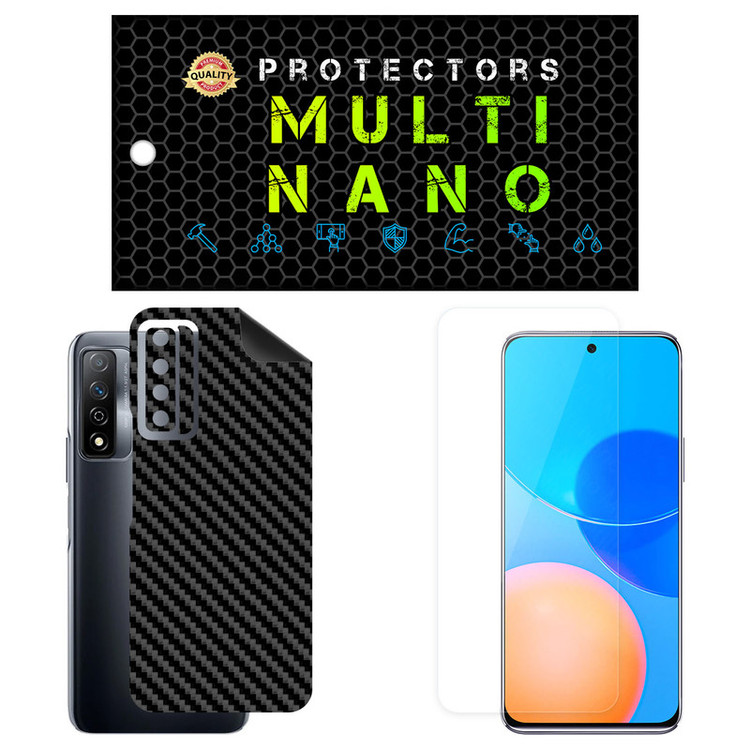 محافظ صفحه نمایش مولتی نانو مدل X-SFC مناسب برای گوشی موبایل آنر Play 5T Pro به همراه برچسب پوششی