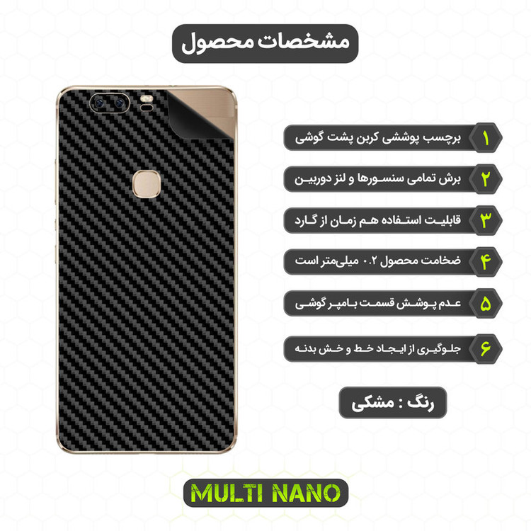 محافظ صفحه نمایش مولتی نانو مدل X-SFC مناسب برای گوشی موبایل آنر V8 به همراه برچسب پوششی