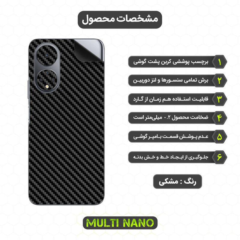 محافظ صفحه نمایش مولتی نانو مدل X-SFC مناسب برای گوشی موبایل آنر X7 به همراه برچسب پوششی