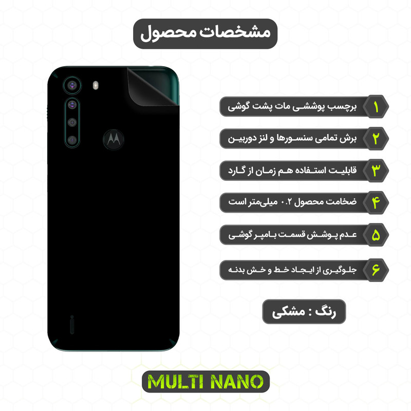 محافظ صفحه نمایش مولتی نانو مدل X-SFM مناسب برای گوشی موبایل موتورولا One Fusion به همراه برچسب پوششی