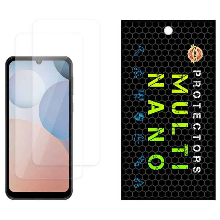 محافظ صفحه نمایش مولتی نانو مدل X-S2N مناسب برای گوشی موبایل یولفون Note 6T بسته دو عددی