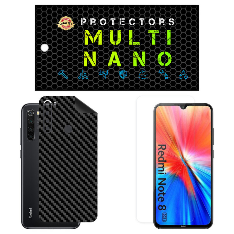محافظ صفحه نمایش مولتی نانو مدل X-SFC مناسب برای گوشی موبایل شیائومی Redmi Note 8 2021 به همراه برچسب پوششی