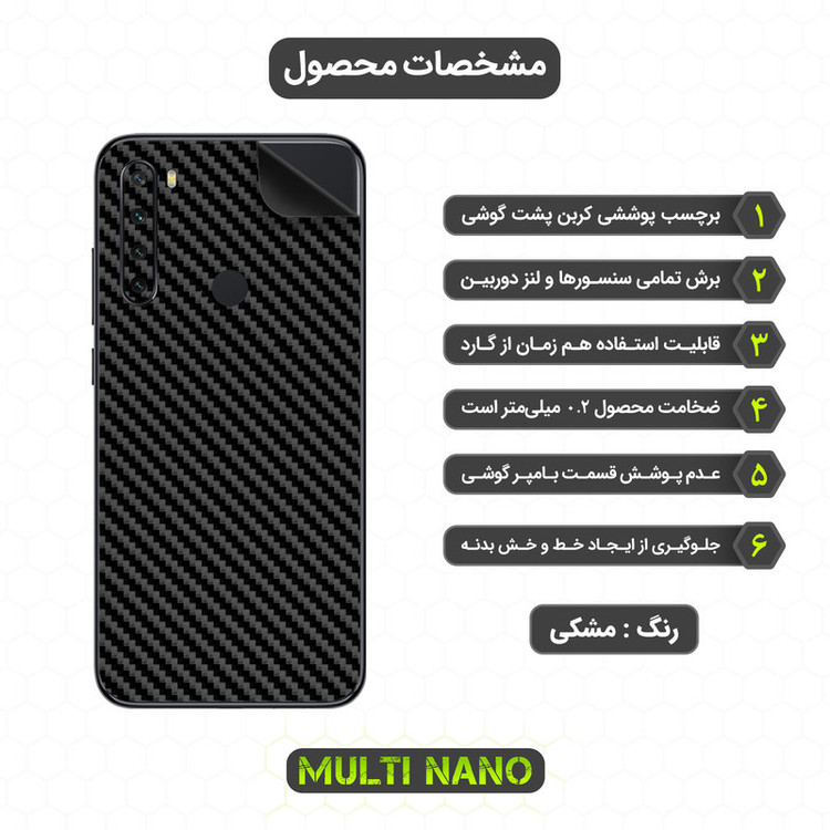 محافظ صفحه نمایش مولتی نانو مدل X-SFC مناسب برای گوشی موبایل شیائومی Redmi Note 8 2021 به همراه برچسب پوششی