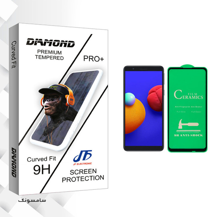 محافظ صفحه نمایش سرامیکی جی اف مدل Diamond glass مناسب برای گوشی موبایل سامسونگ Galaxy A01 Core