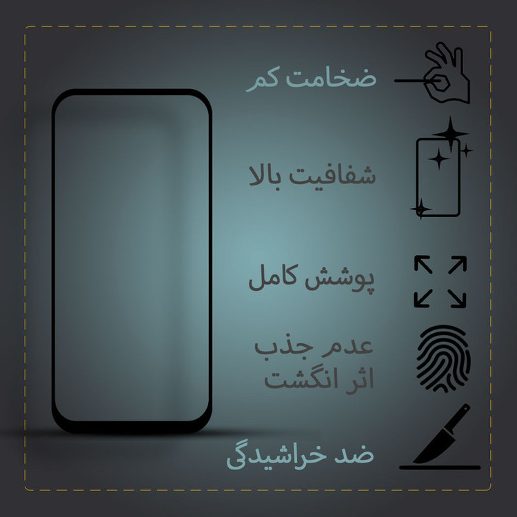 محافظ صفحه نمایش میبو مدل Transparent Full مناسب برای گوشی موبایل اپل iPhone 12 / 12 Pro