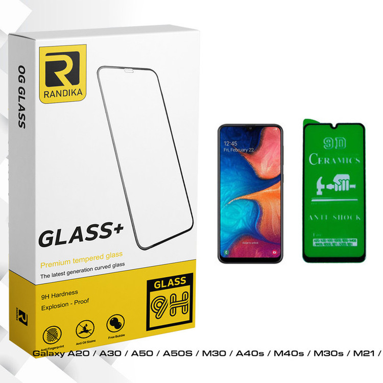 محافظ صفحه نمایش 9D راندیکا مدل GLD مناسب برای گوشی موبایل سامسونگ Galaxy A20 / A30 / A50 / M30