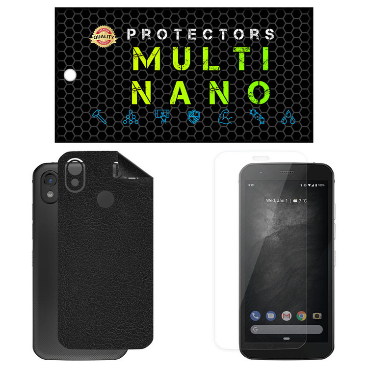 محافظ صفحه نمایش مولتی نانو مدل X-SFL مناسب برای گوشی موبایل کاترپیلار Cat S52 به همراه برچسب پوششی