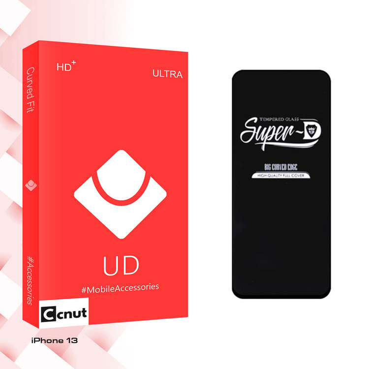 محافظ صفحه نمایش کوکونات مدل UD Ultra Super-D مناسب برای گوشی موبایل اپل iPhone 13