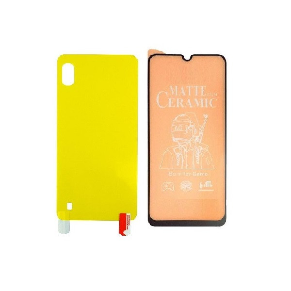 محافظ صفحه نمایش مات جانبو مدل CR-A10 مناسب برای گوشی موبایل سامسونگ Galaxy A10 به همراه محافظ پشت گوشی