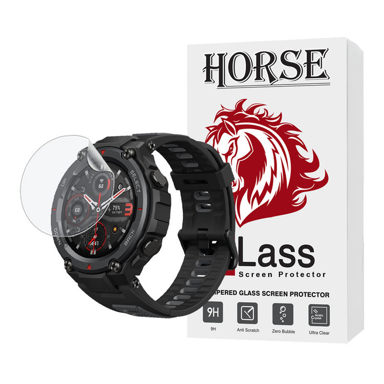 محافظ صفحه نمایش هیدروژل هورس مدل MTBWH مناسب برای ساعت هوشمند شیائومی Amazfit T-Rex Pro